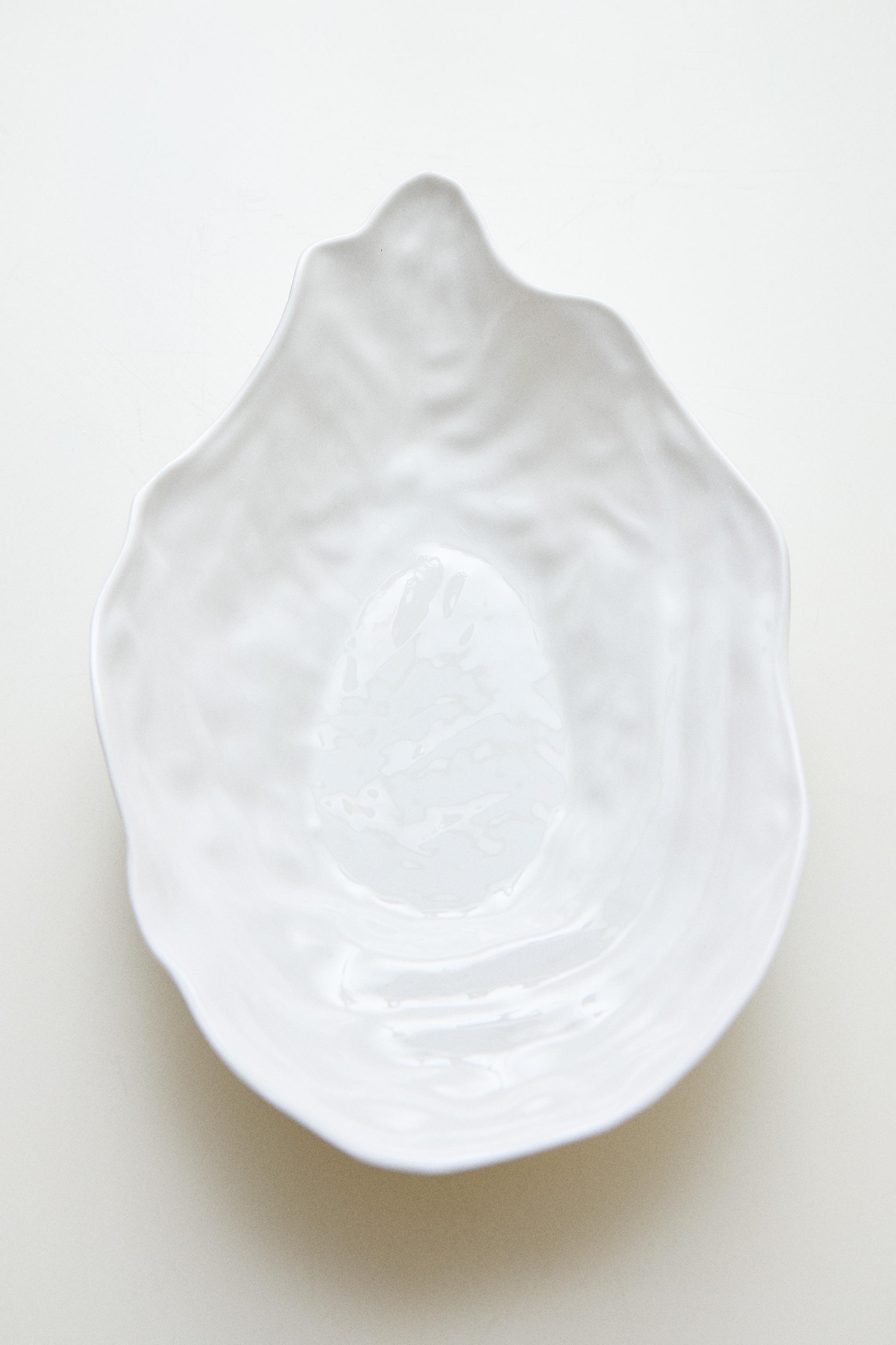 GRAND PLAT COQUILLAGE EN PORCELAINE